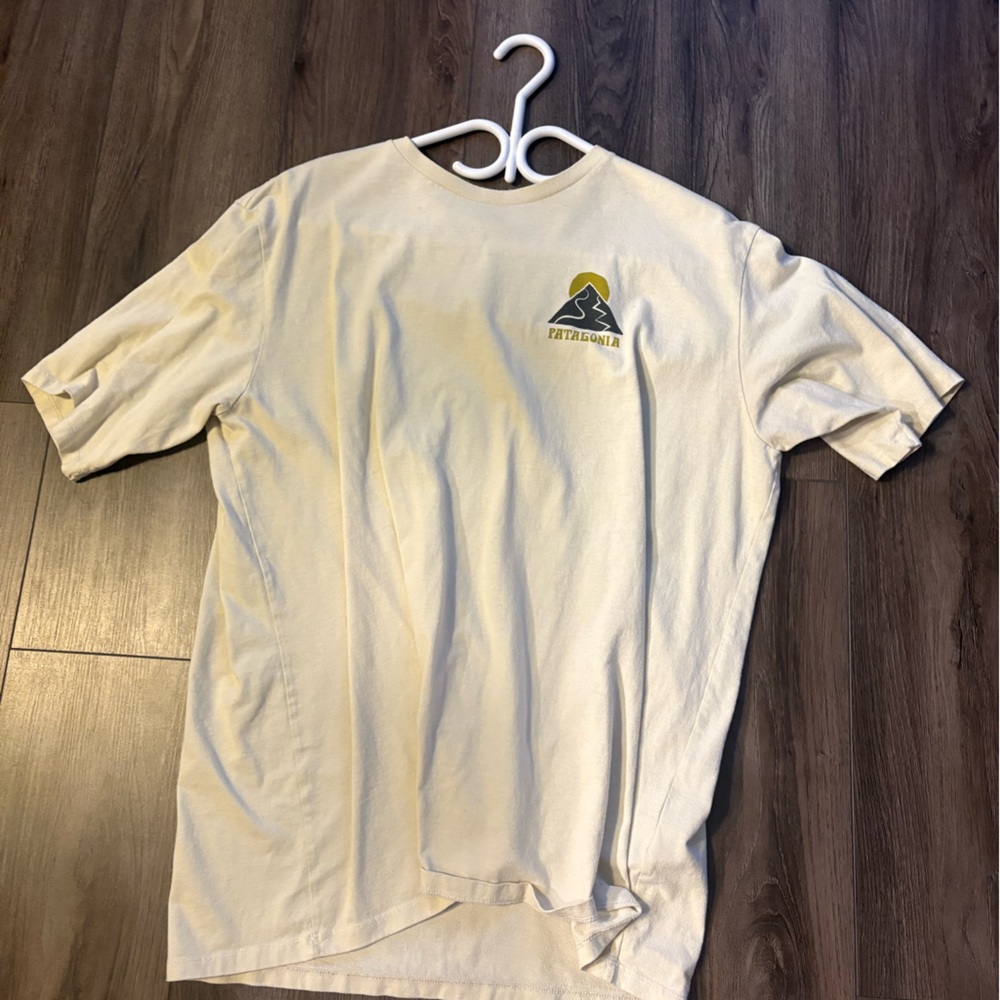 Patagonia Cream Short Sleeve Tee